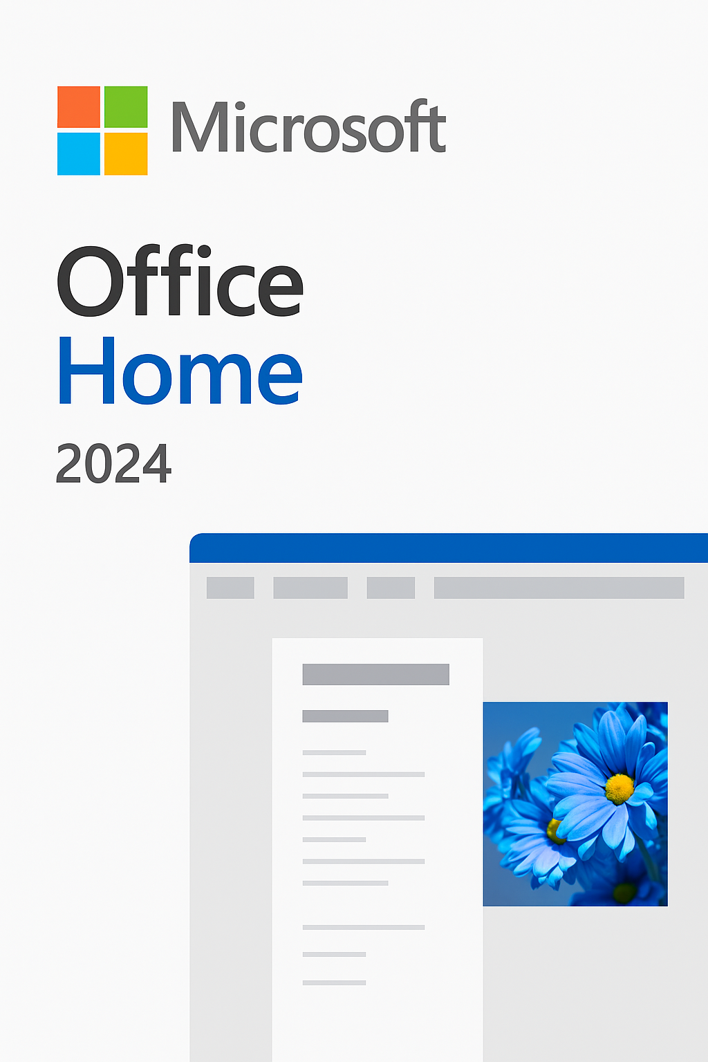 Microsoft Office Home 2024 For Windows and Mac