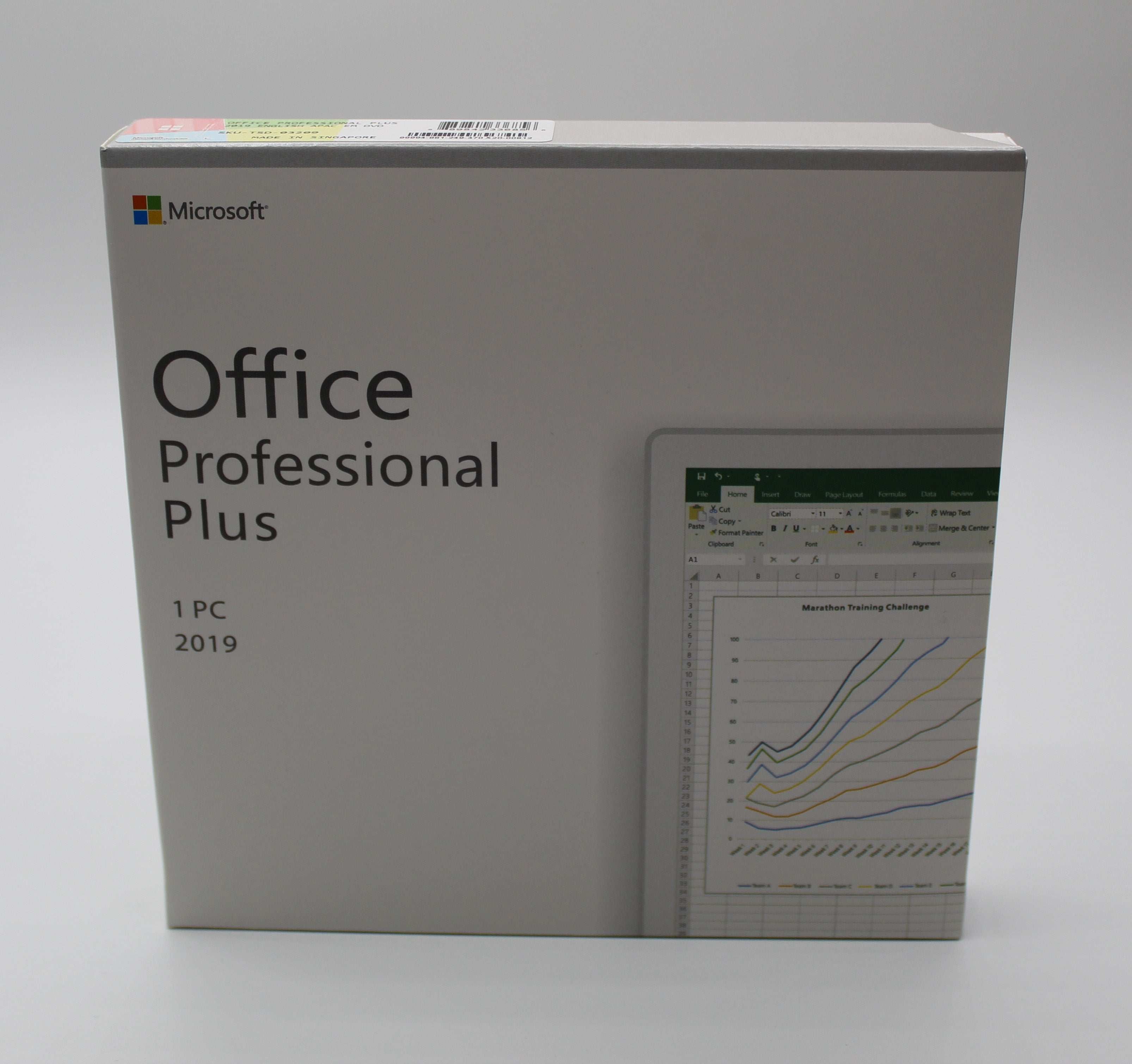 Microsoft Office Professional Plus 2019 - Box Pack - Installer DVD & product key