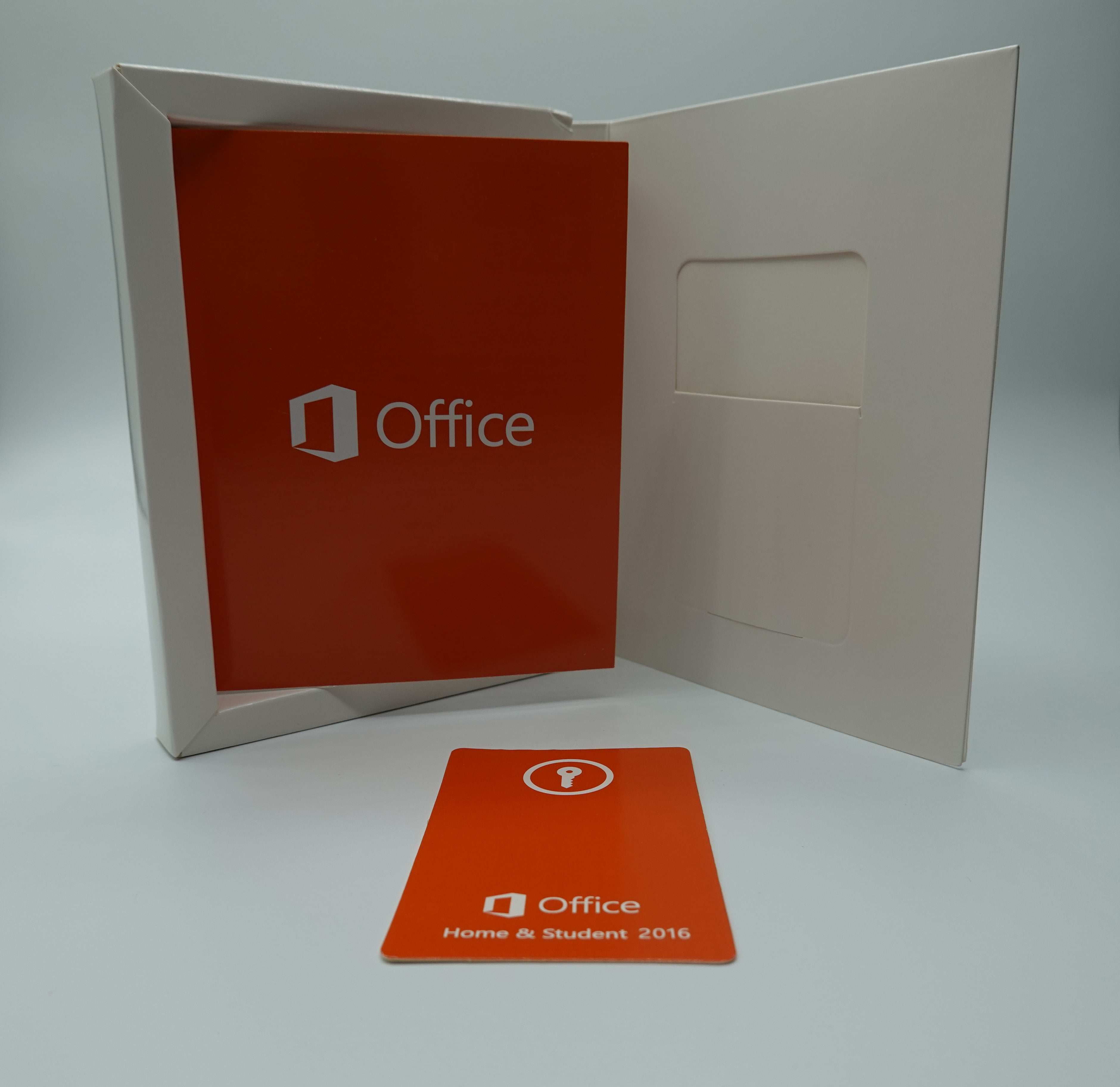 Microsoft Office Home & Student 2016 for Windows - Retail Box and Product Key Card