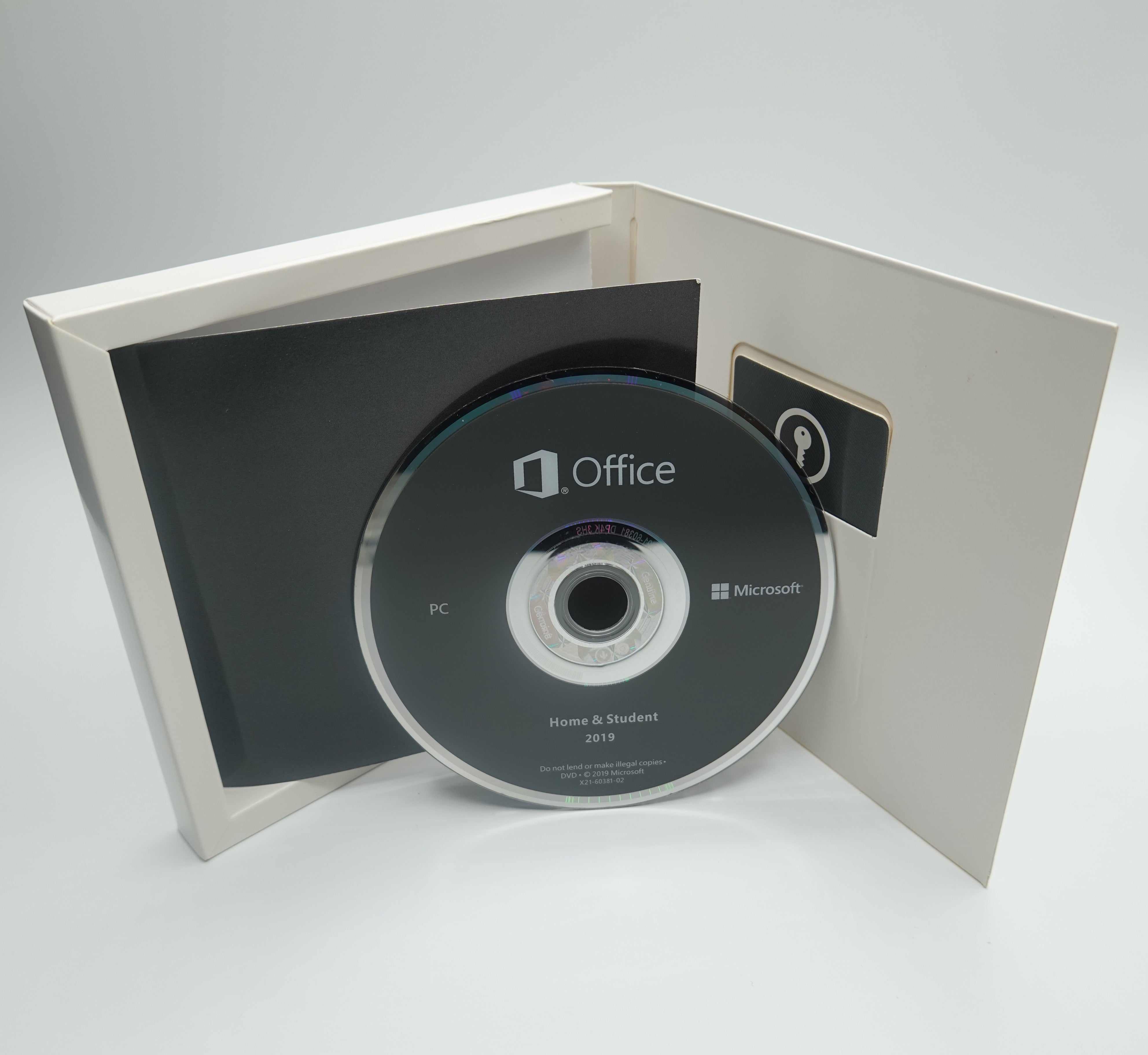 Microsoft Home & Student 2019 - Windows 10 - Installer DVD & product key