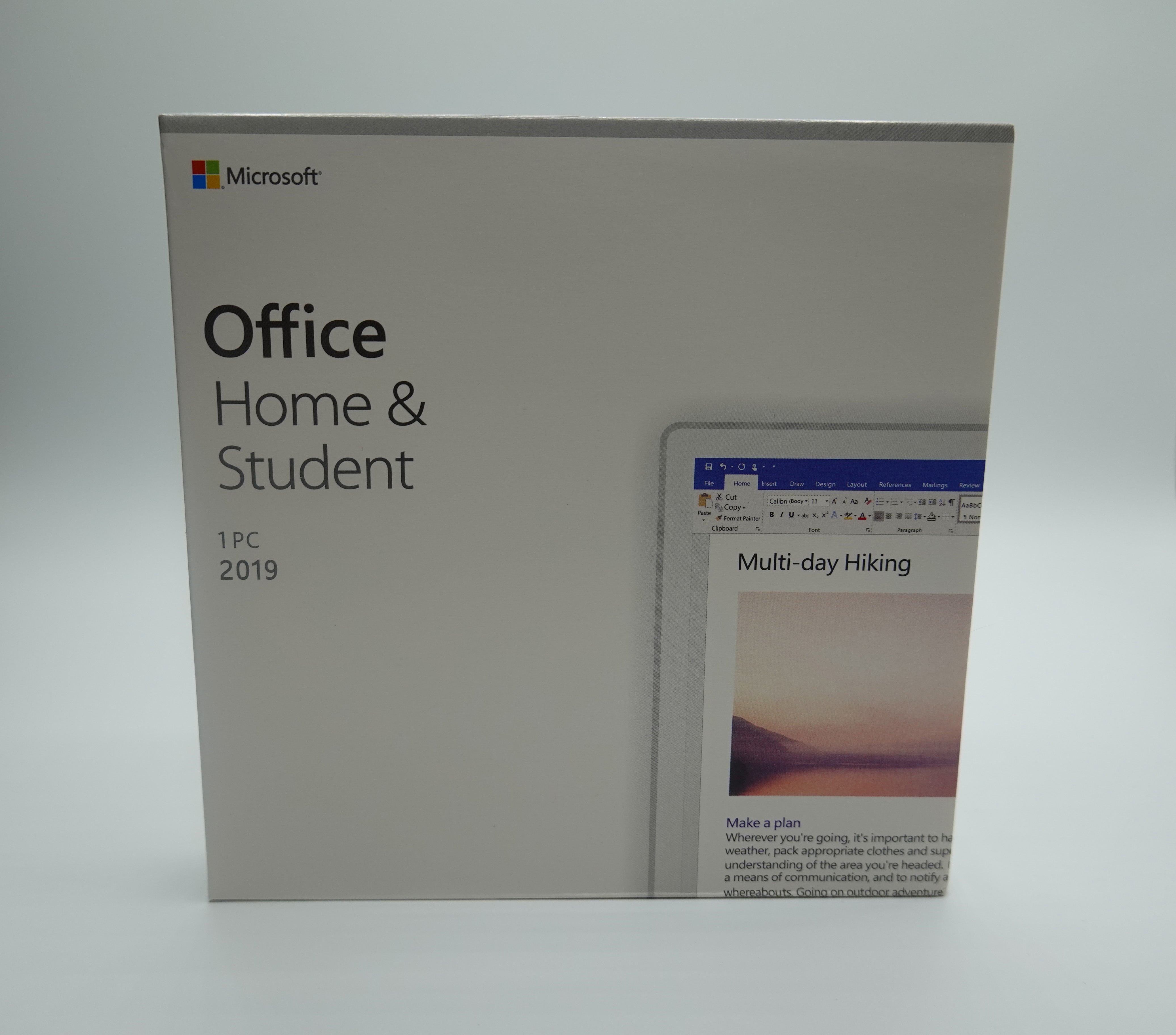 Microsoft Home & Student 2019 - Windows 10 - Installer DVD & product key