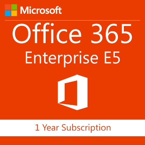 Microsoft Office 365 Enterprise E5 Without Audio Conferencing - 1 Year Subscription - Digital Maze