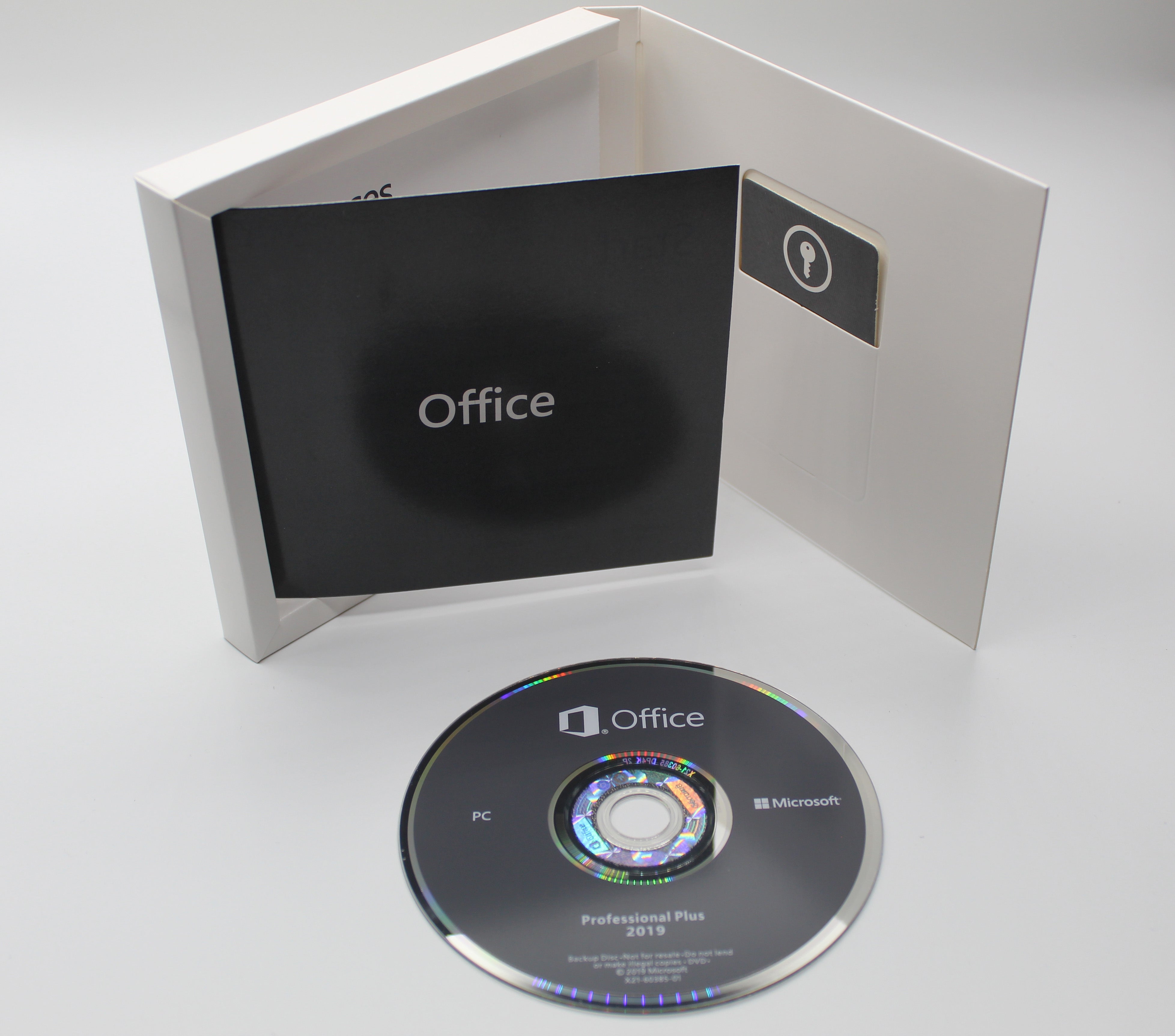 Microsoft Office Professional Plus 2019 - Box Pack - Installer DVD & product key