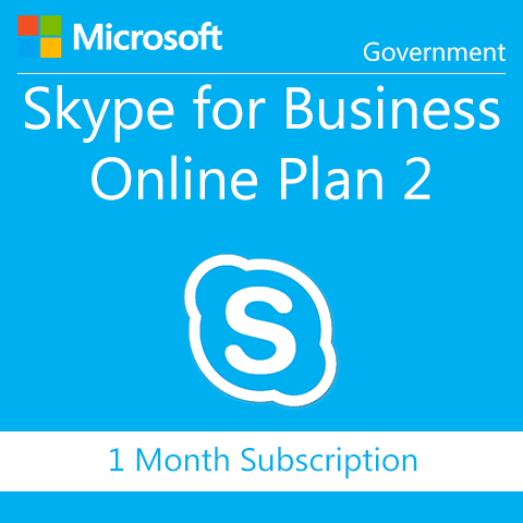 Microsoft Skype for Business Online Plan 2 - Government - Digital Maze